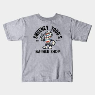 Sweeney Todd, vintage Barber, Est 1846 Kids T-Shirt